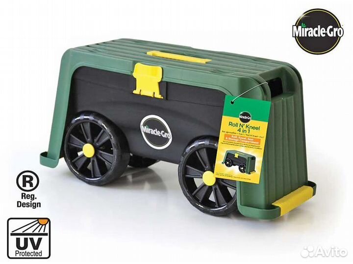 Садовый Ящик-стул на колесах