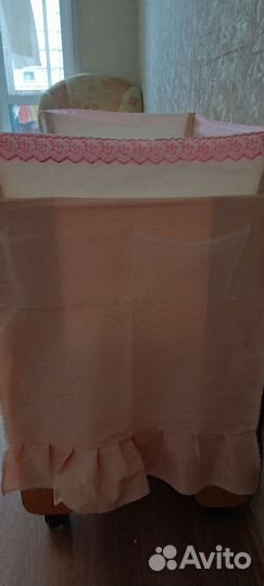 Детская кроватка люлька с маятником