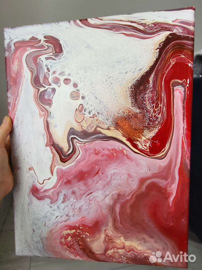 Картина fluid art жидкий акрил