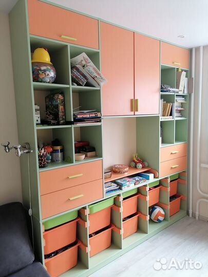 Детский стеллаж пеленальный столик ящики Икея