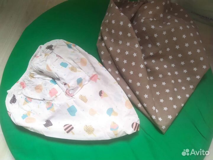 Круглый матрас, круглая простыня на резинке