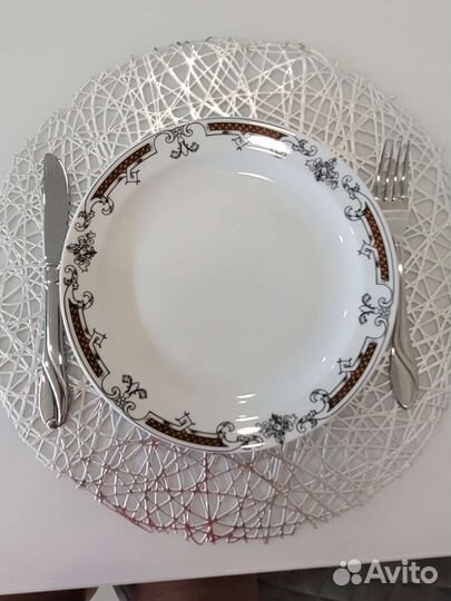 Набор салфеток сервировочных на стол «Паутинка»