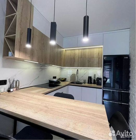 Кухонный гарнитур на заказ под ключ