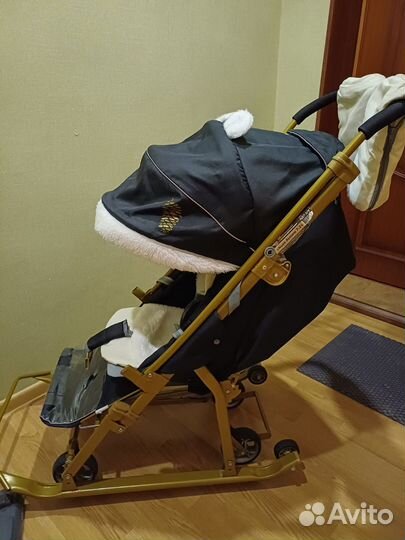 Детские санки коляска ника