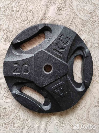 Блины 20 кг и 10 кг для штанги