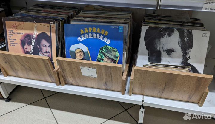 Пластинки в ассортименте