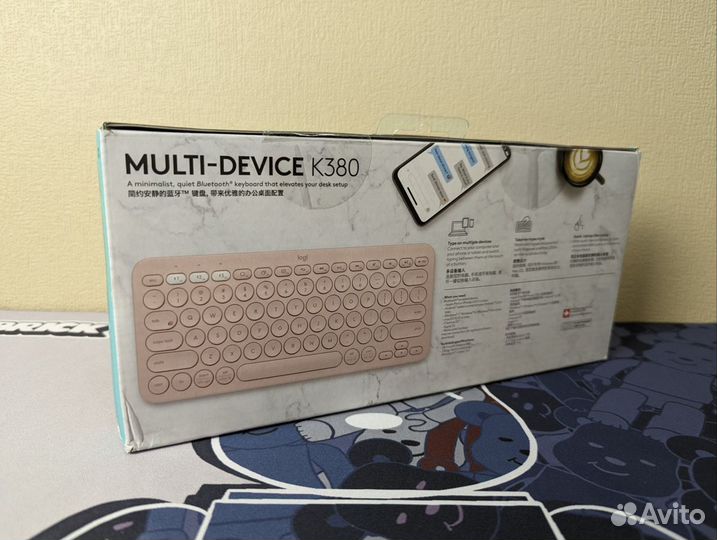 Клавиатура Logitech K380 Multi-Device Pink Новые