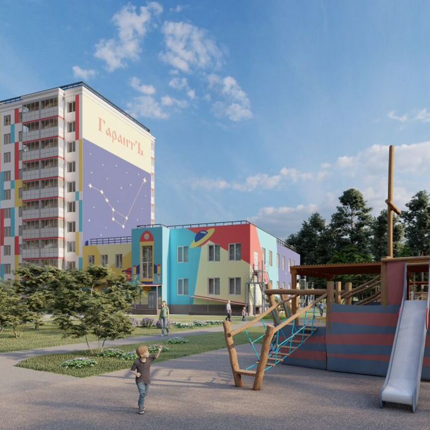 2-к. квартира, 62,5 м², 2/10 эт.