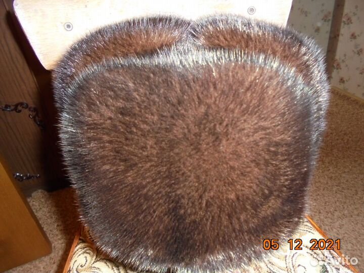 Норковая шапка мужская 55 64