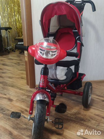 Велосипед коляска с ручкой