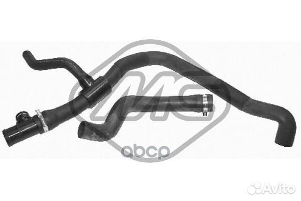 Шланг радиатора 09023 metalcaucho