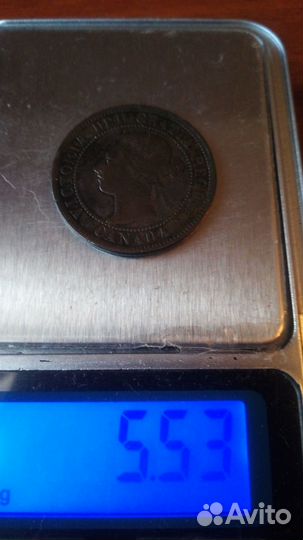 Монета старая верхняя канада 1800 год