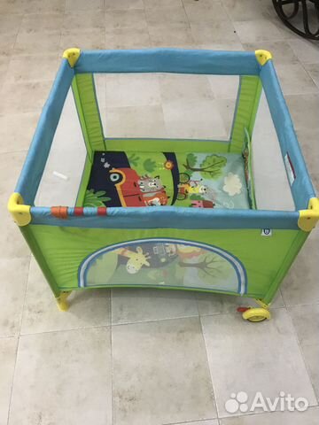 Манеж Babyton Green-Blue G-400