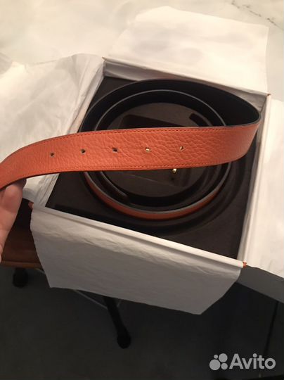 Ремень двухсторонний мужской hermes оригинал