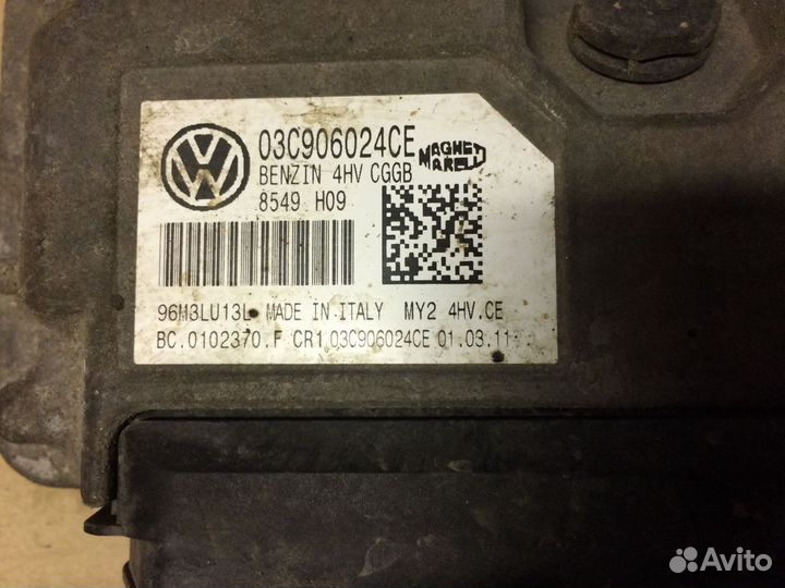 Эбу двигателя Skoda Fabia 2