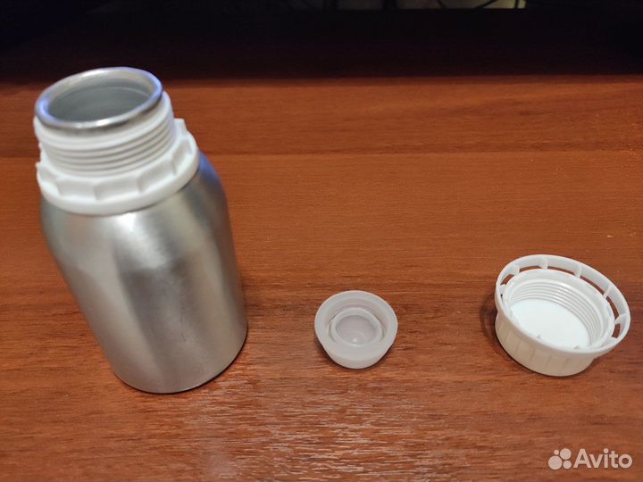 Флаконы алюминиевые с пластиковой крышкой