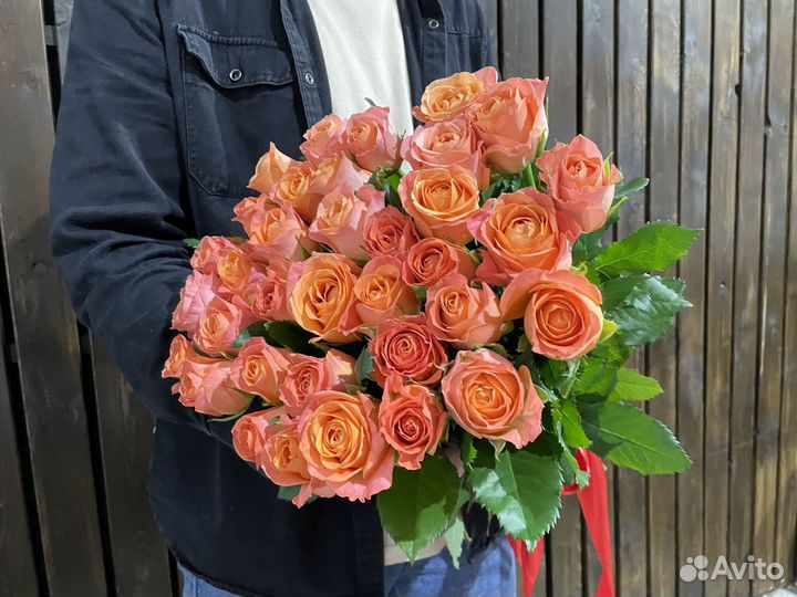 Букет роз с теплицы