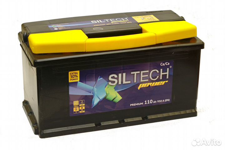 Аккумулятор Siltech (Силтеч) 110Ah 950A евро поляр