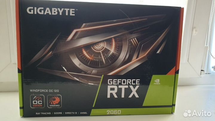 Gigabyte RTX 2060 windforce OC 12Gb (Гарантия днс)