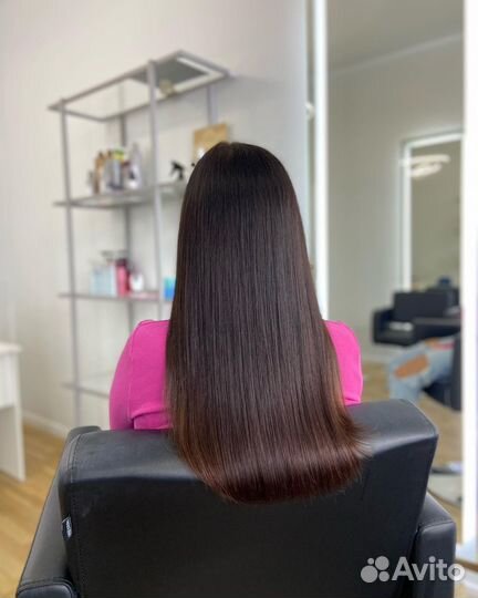 Наращивание волос на дому