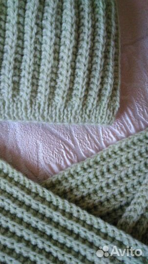 Новый Детский комплект шапка+шарф