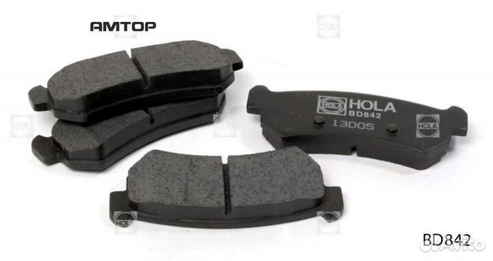 Hola BD842 Колодки тормозные дисковые задние hola