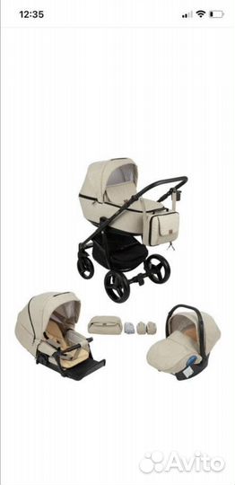 Коляска adamex reggio 3 в 1