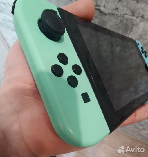 Nintendo Switch v2 Прошитая чипом + microSD 128gb