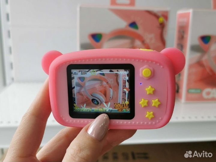 Детский фотоаппарат мишка