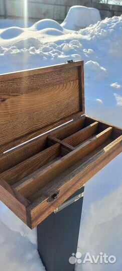 Ящик-органайзер из ясеня для инструмента