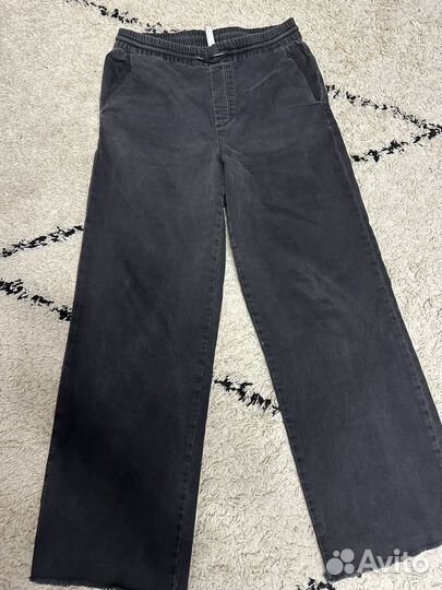 Джинсы zara женские широкие