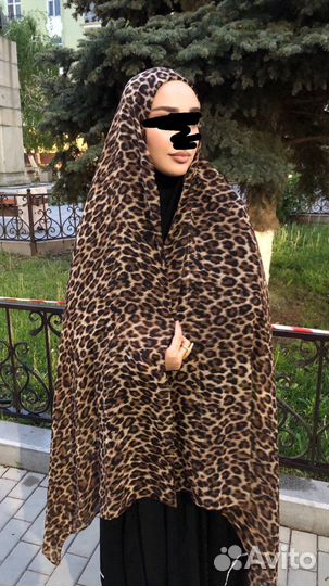 Шарф со вшитой боней