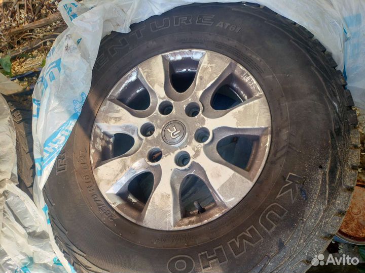 Диски с резиной r16 mitsubishi pajero 3