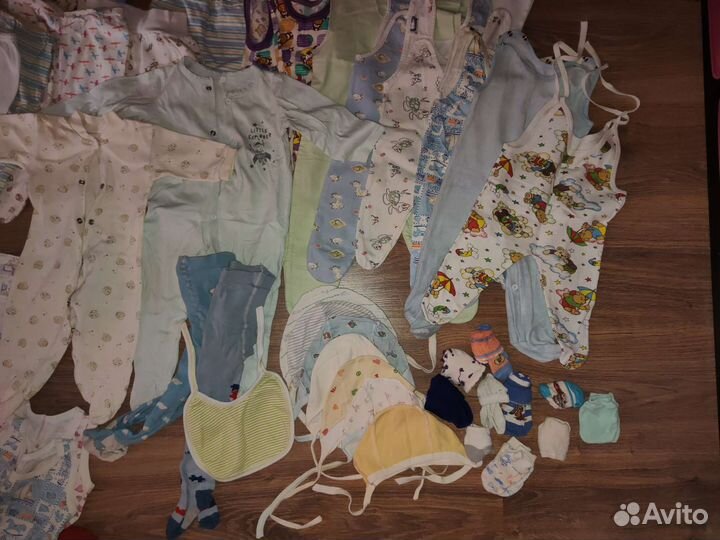 Вещи пакетом от рождения до 1,5 лет