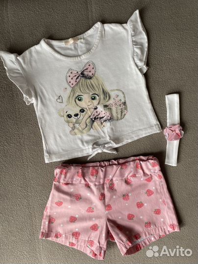Летний костюм на девочку