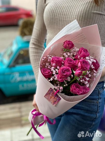 Букет-комплимент из свежих цветов