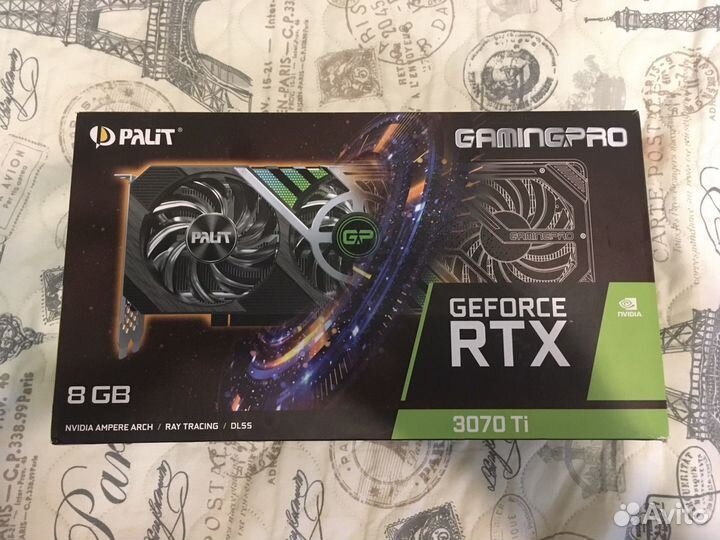 Видеокарта rtx 3070 ti, гарантия днс