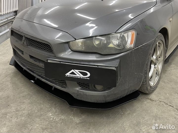 Сплиттер Mitsubishi Lancer