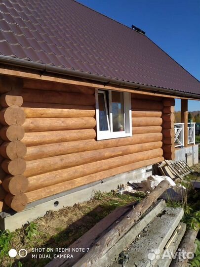 Стоим из бревна