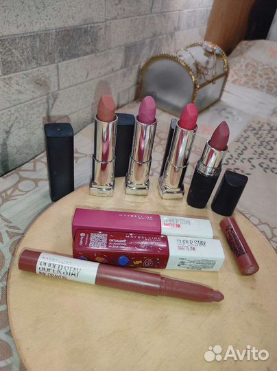 Блески помады для губ L'oreal, Maybelline, rimmel