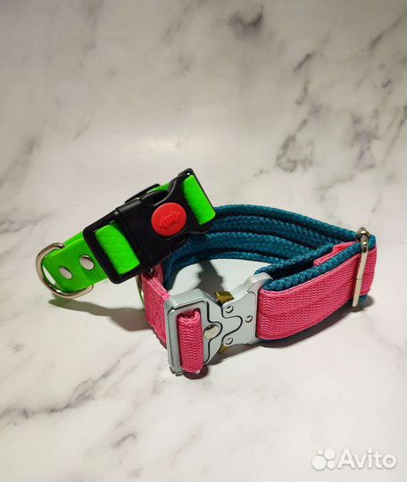 Ошейники и поводки из чешского биотана(гексы/соты)