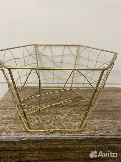 Ваза для фруктов латунь