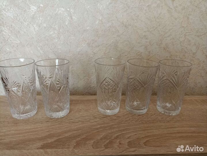 Хрустальные стаканы СССР