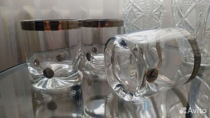 Вазы, кружки, стаканы. Хрусталь. СССР