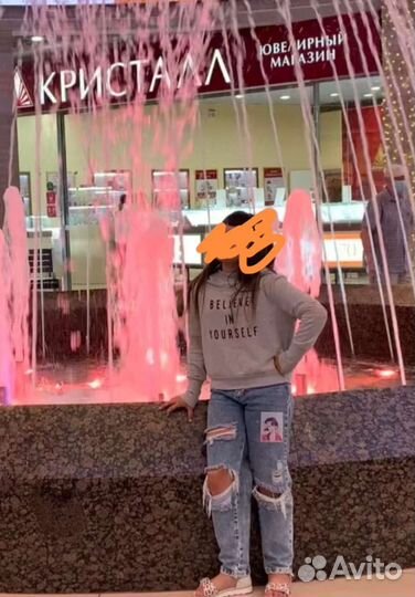 Джинсы для девочки 146