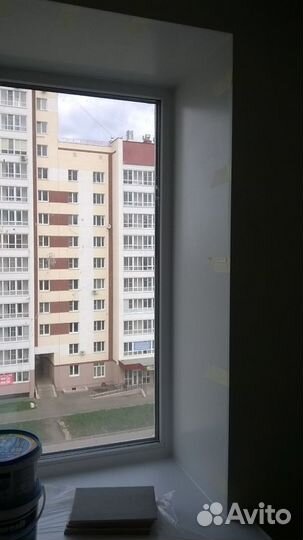 Откосы из сендвич п. наружные и внутренние на окна