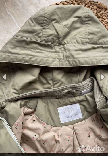 Куртка парка для девочки zara