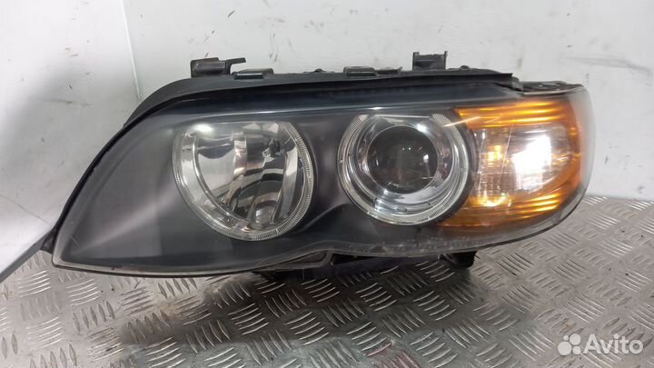 Фара bmw x5 e53 рест, галоген, лев. Европа
