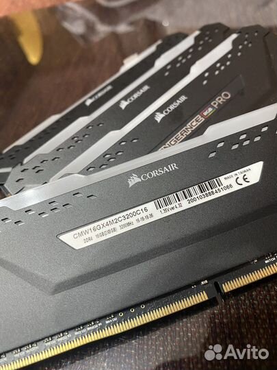 Corsair vengeance rgb pro, ddr4 - 2x 8gb 3200