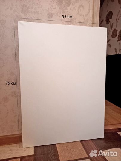 Планшет фанера 55х75 с натянутой бумагой